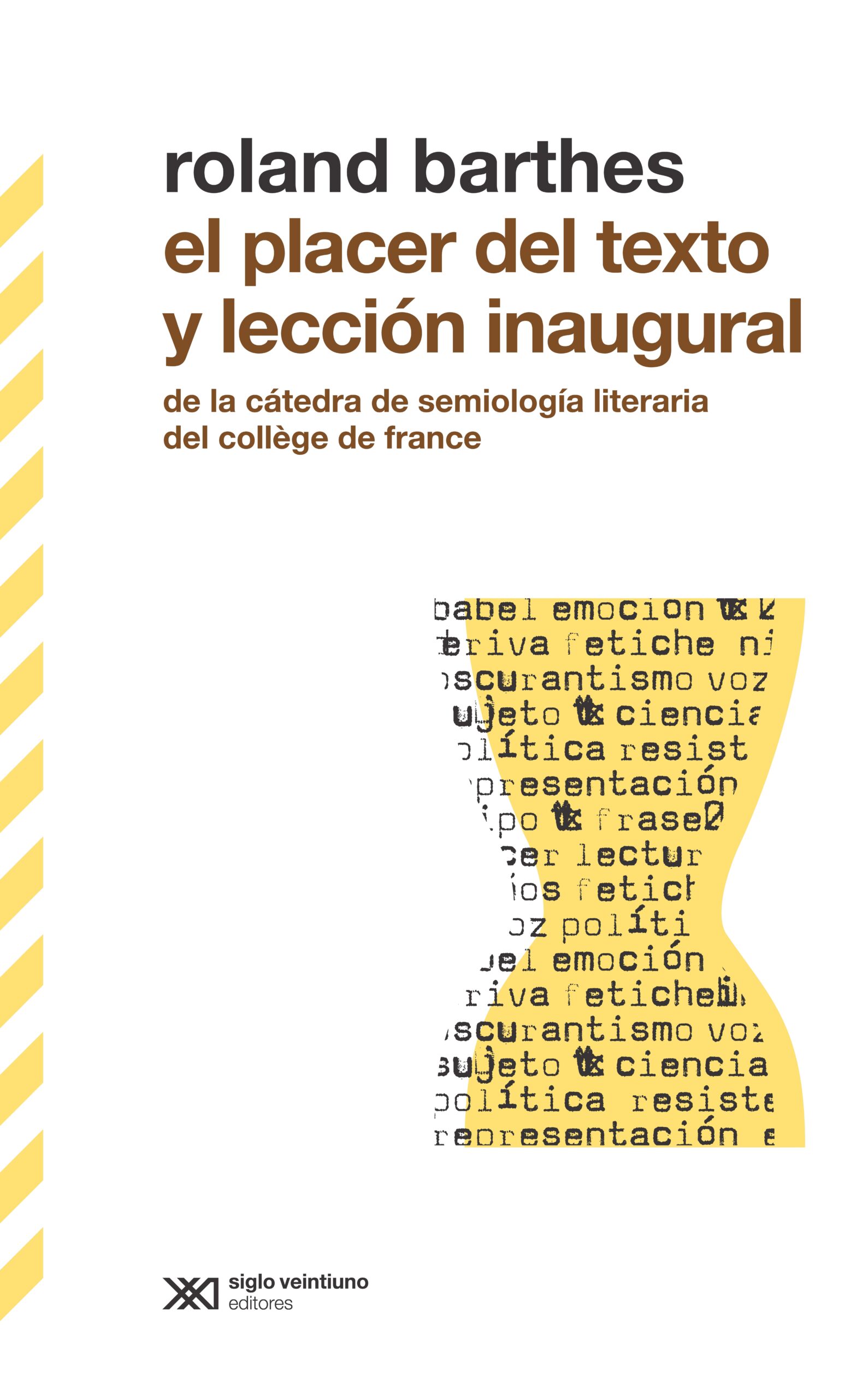 El placer del texto y lección inaugural