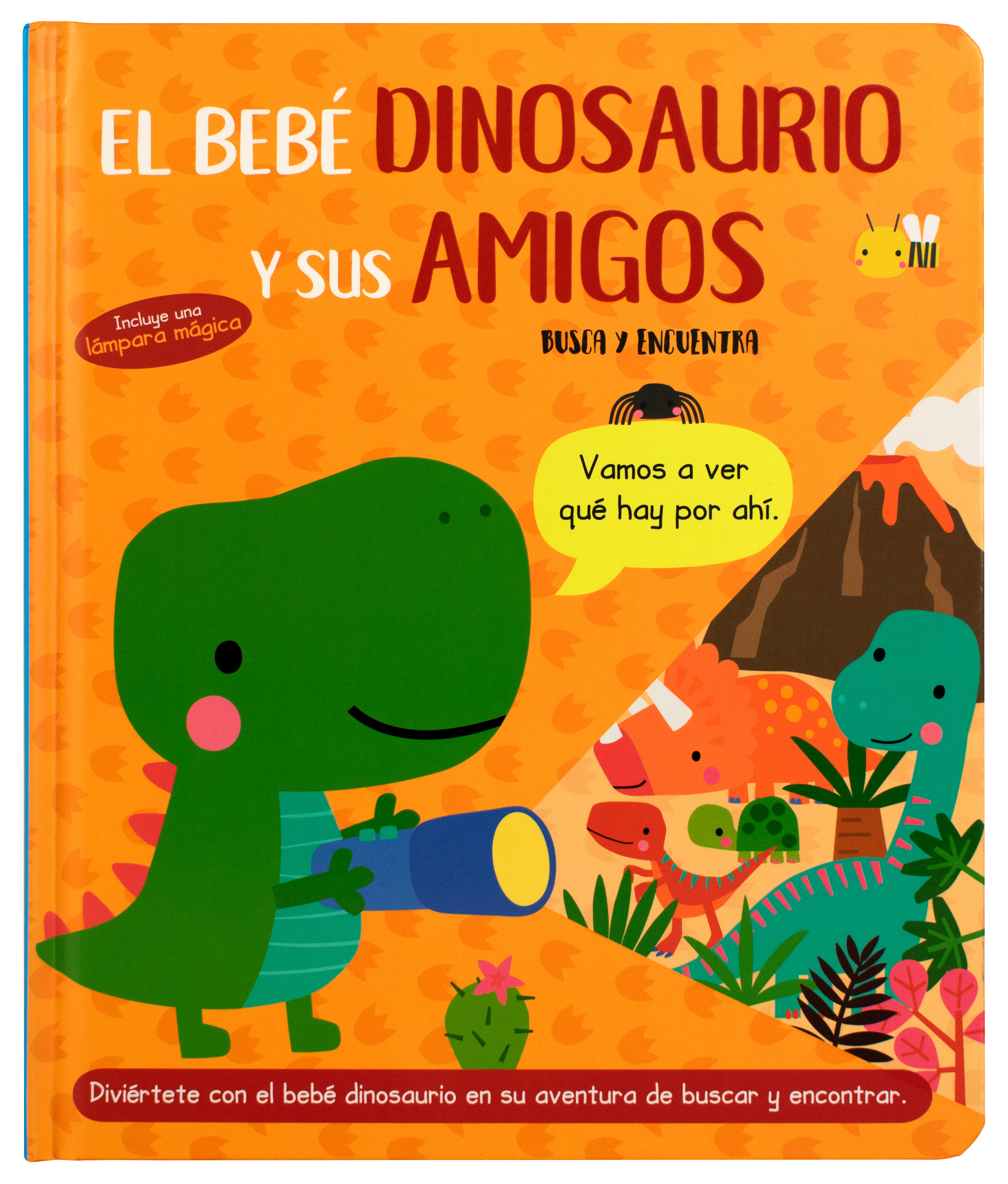 Cuento infantil corto con lámpara mágica: El Bebé Dinosaurio y sus amigos