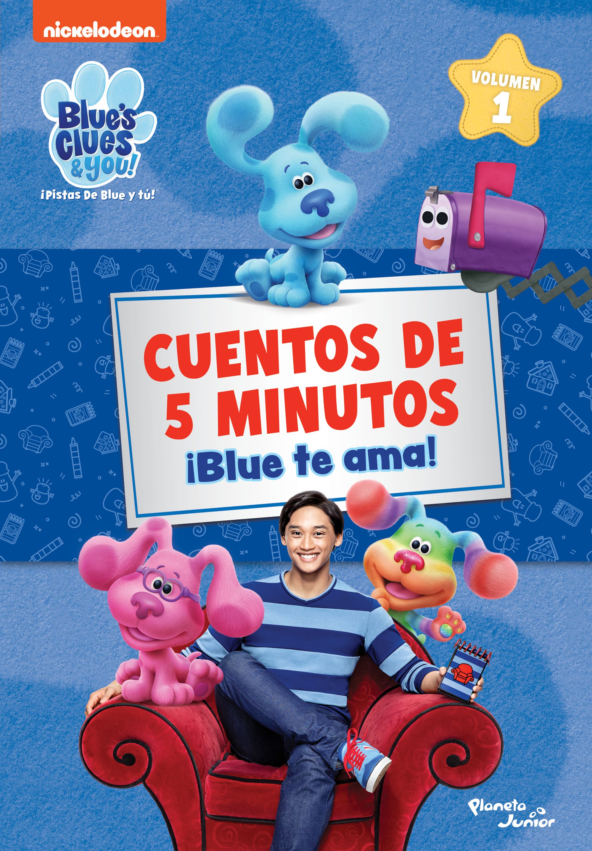 Las pistas de Blue y tú. Cuentos de 5 minutos. ¡Blue te ama!