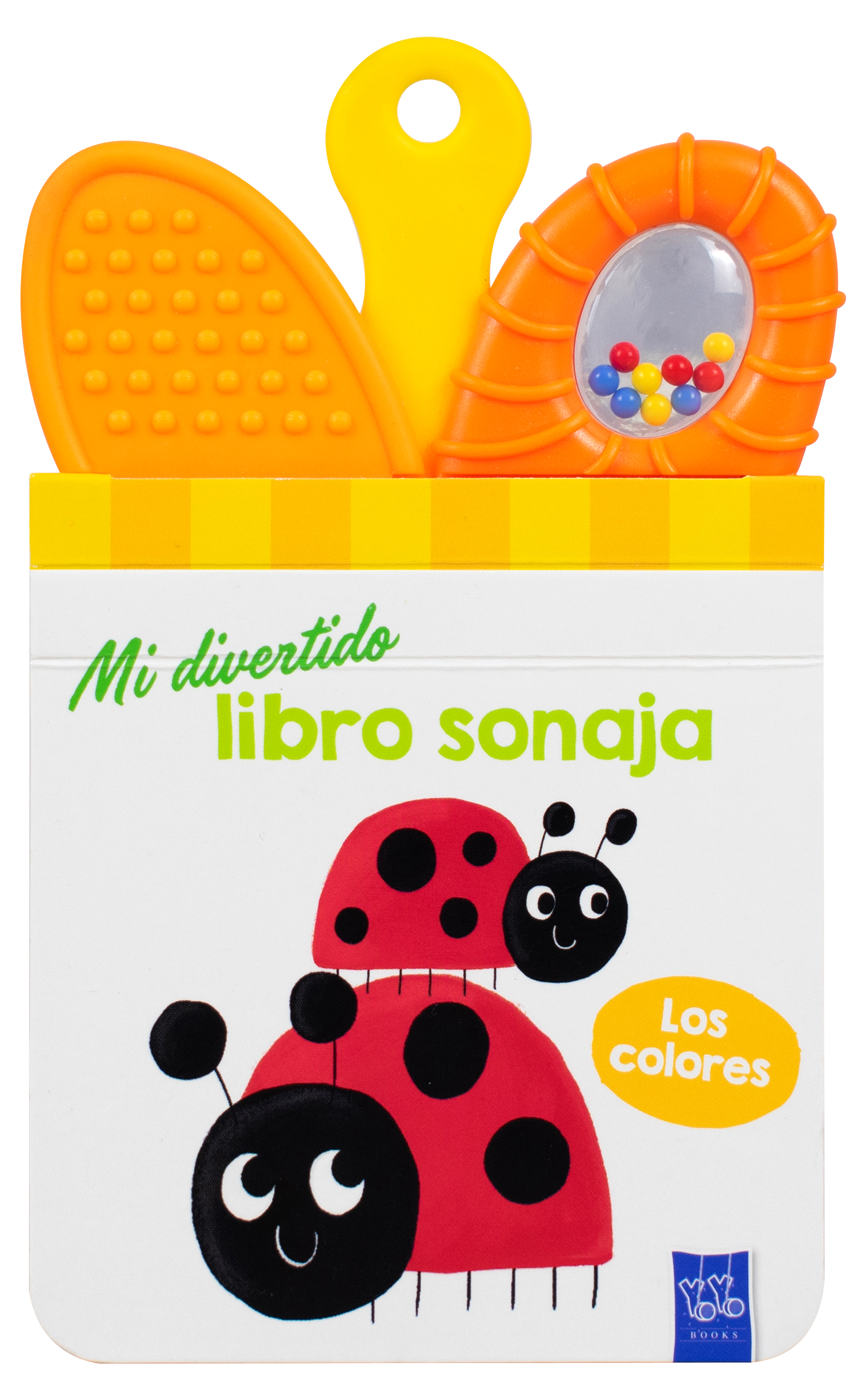Libro infantil: Mi divetido libro sonaja - Los colores