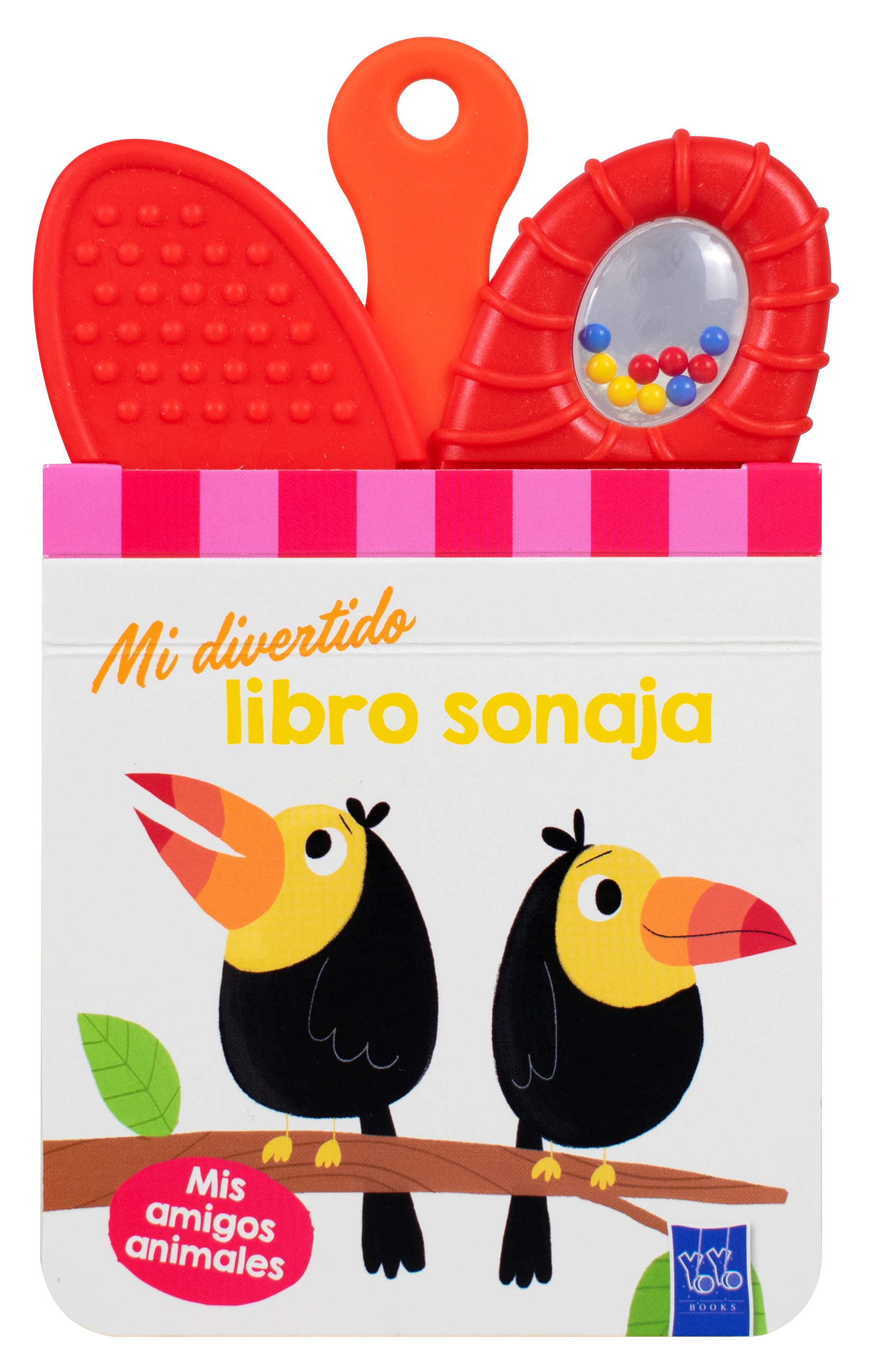 Libro infantil: Mi divetido libro sonaja - Mis amigos animales