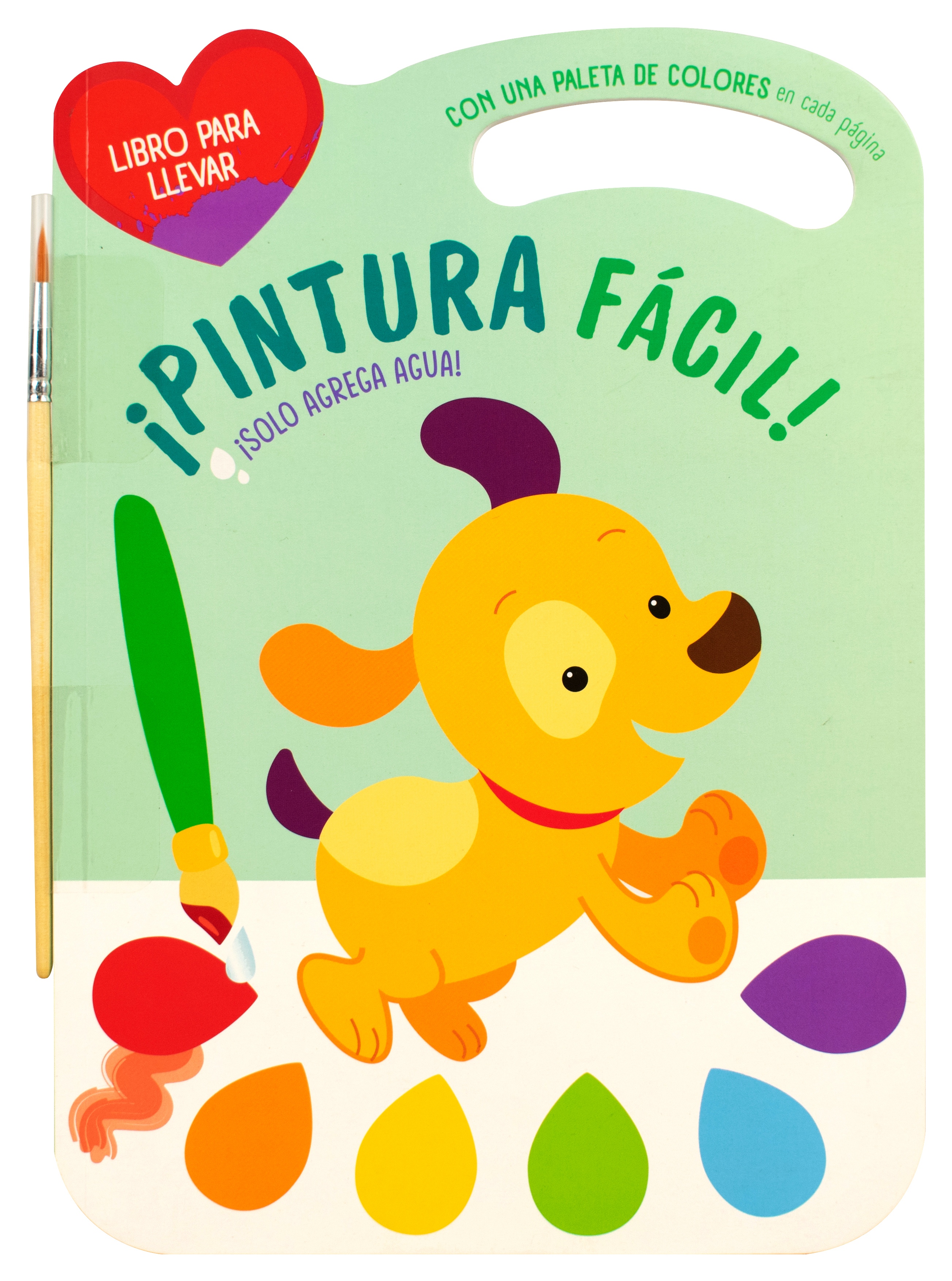Libro infantil: Pintura facil Perro
