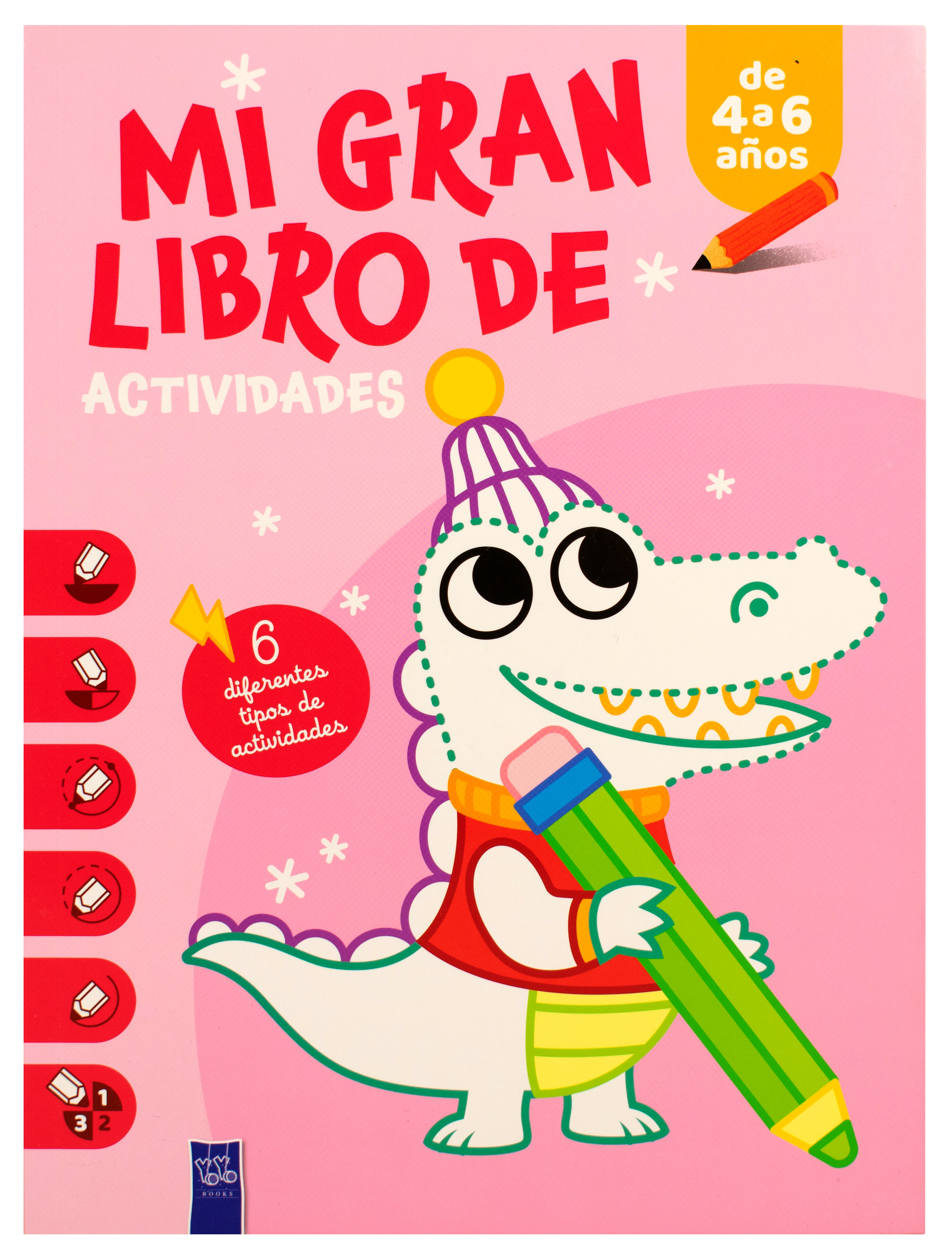 Libro Infantil: Mi gran libro de actividades-Cocodrilo