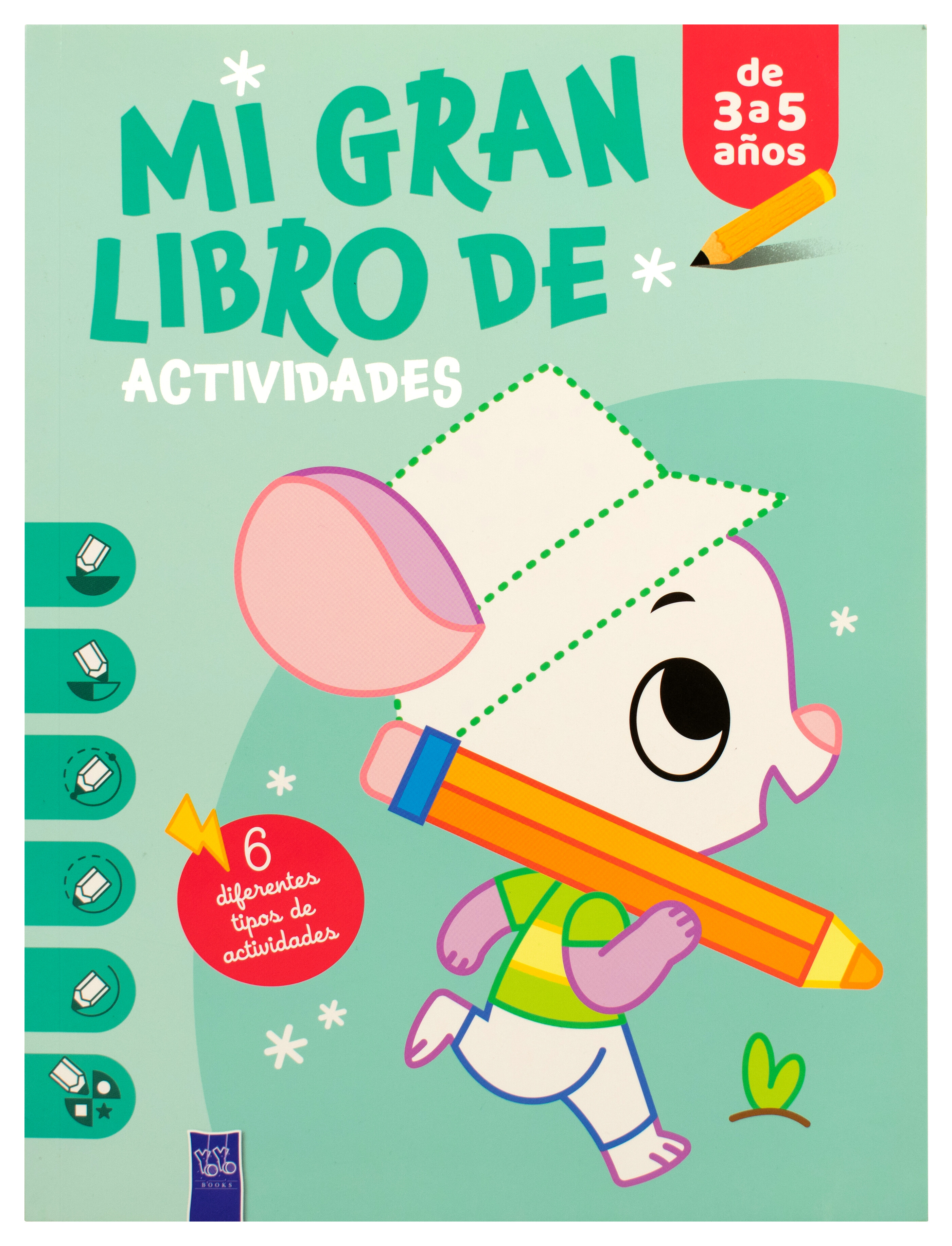 Libro Infantil: Mi gran libro de actividades-Ratón