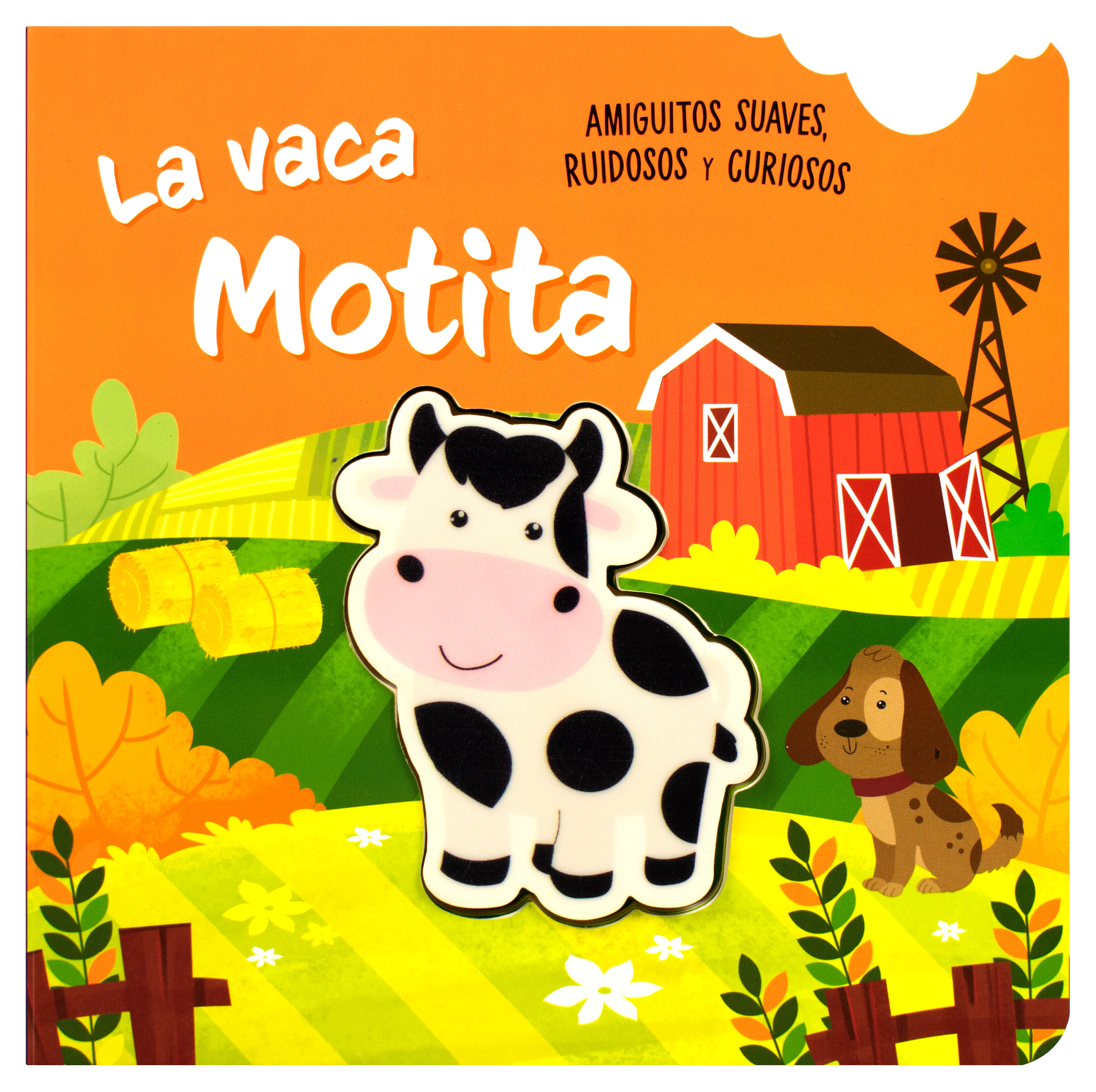 Libro para Bebés: Amiguitos suaves ruidosos y curiosos: La Vaca motita