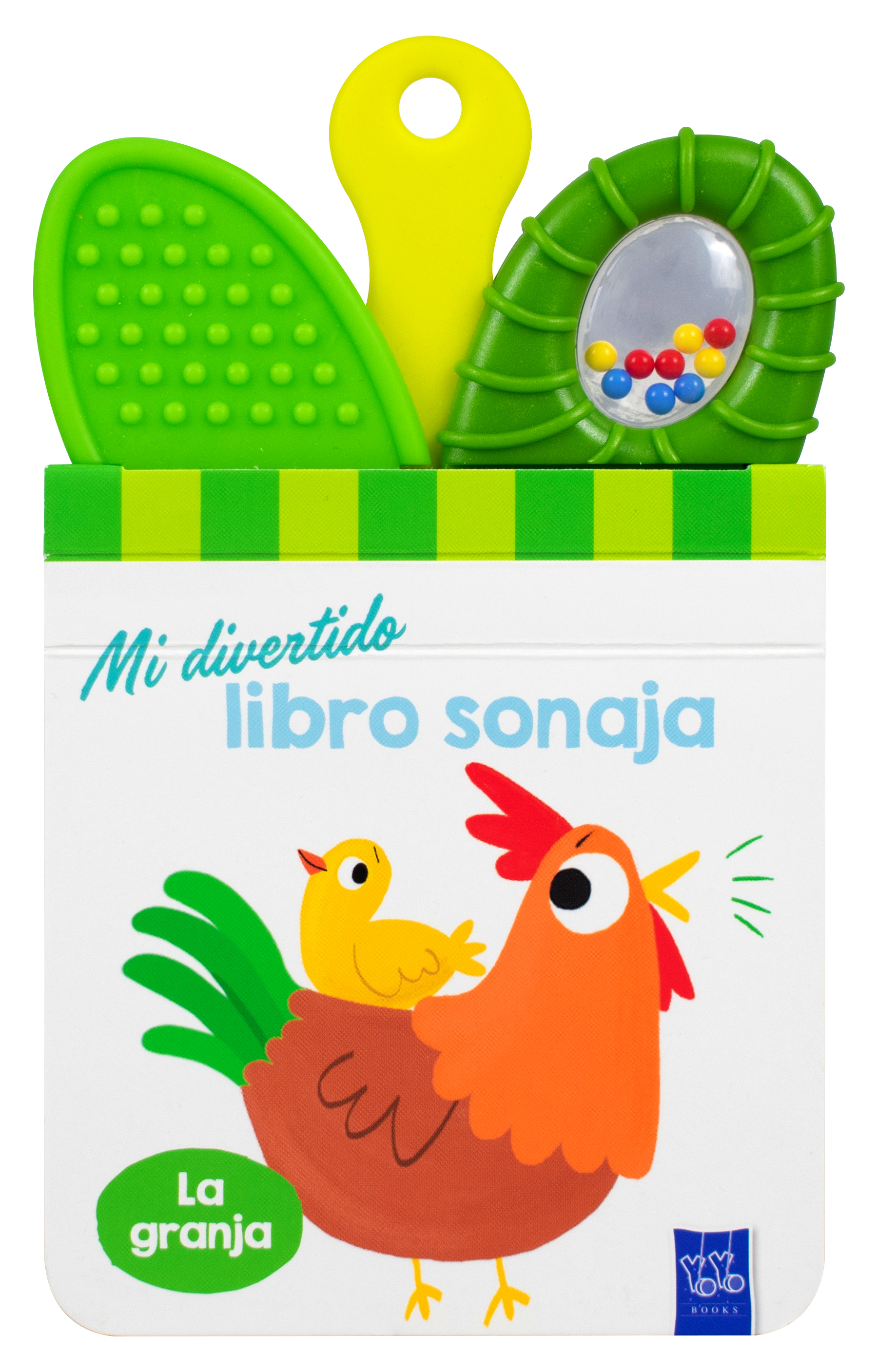 Libro infantil: Mi divetido libro sonaja - La granja