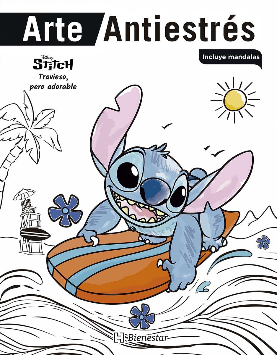 Arte Antiestrés: Stitch, desastroso pero adorable