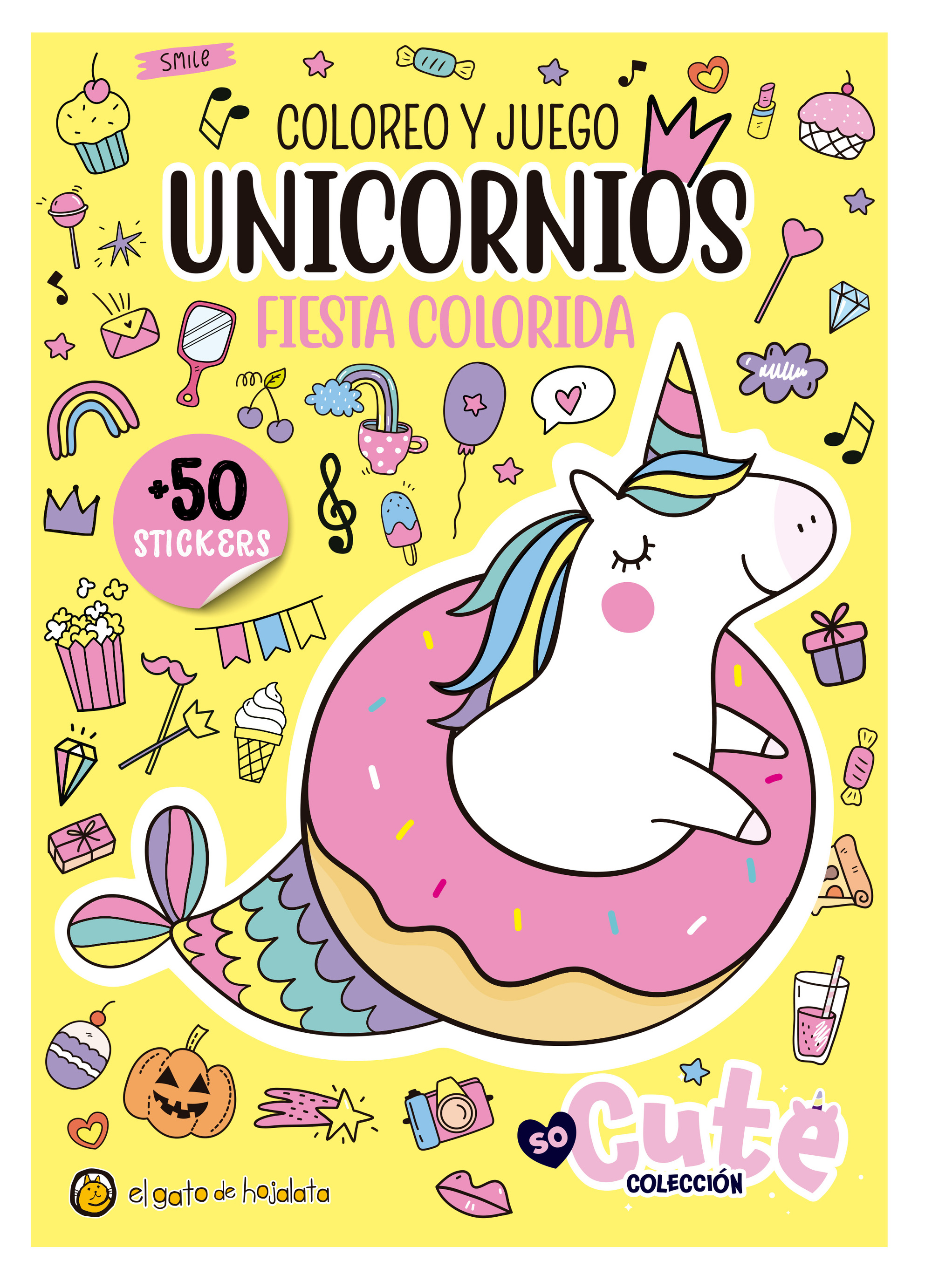 So cute: Unicornios fiesta colorida