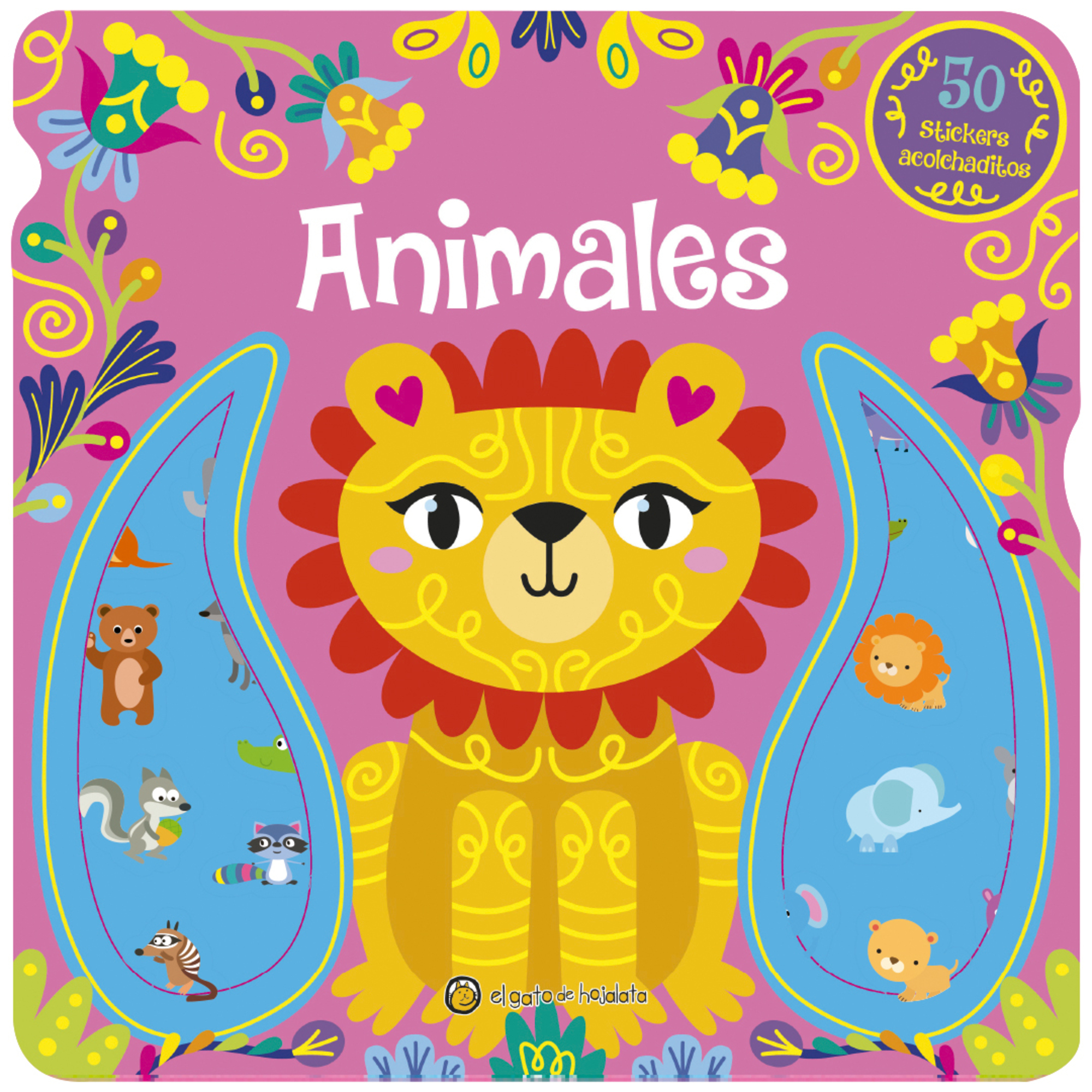 50 Stickers alcolchaditos: Animales