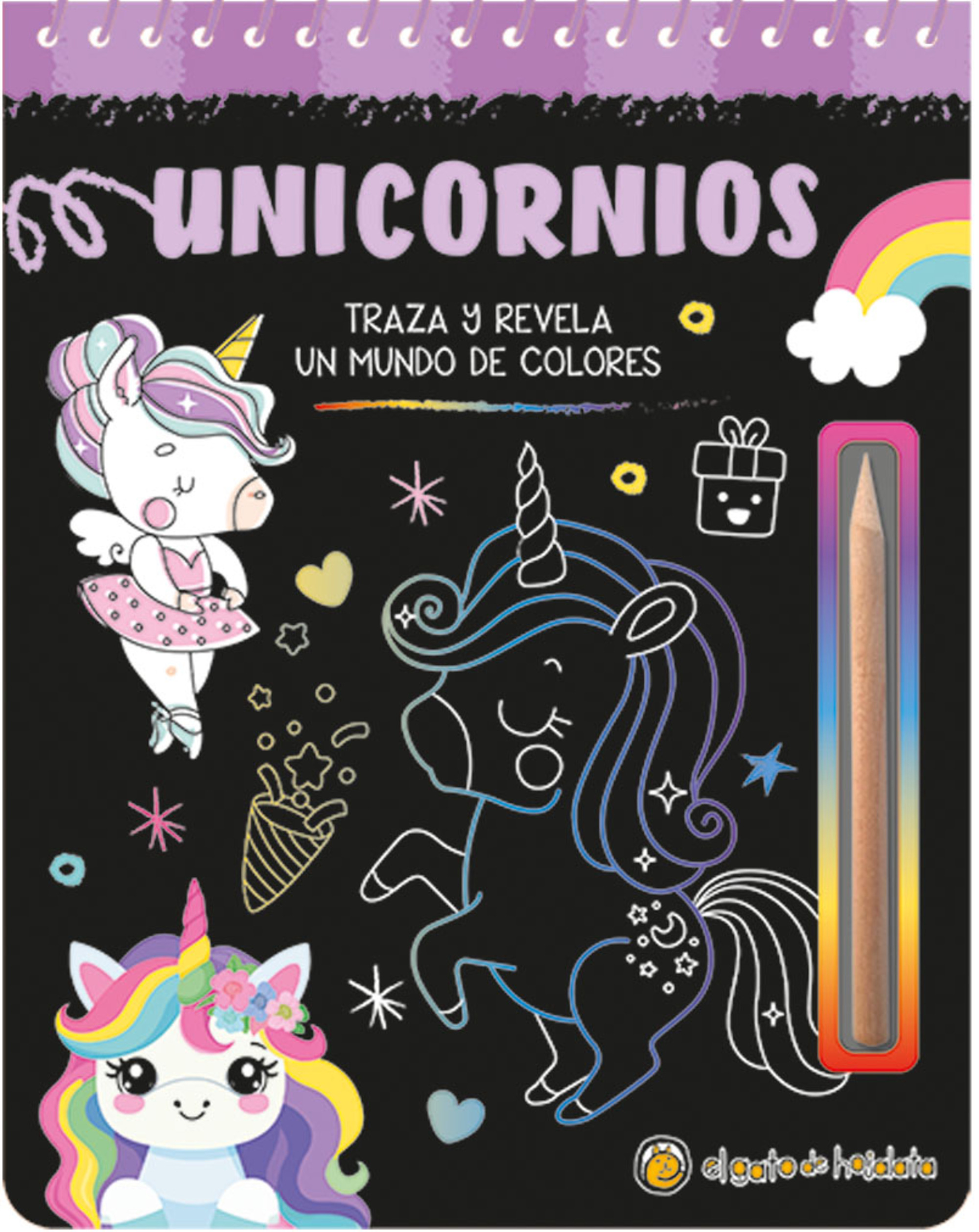 Traza y crea: Unicornios