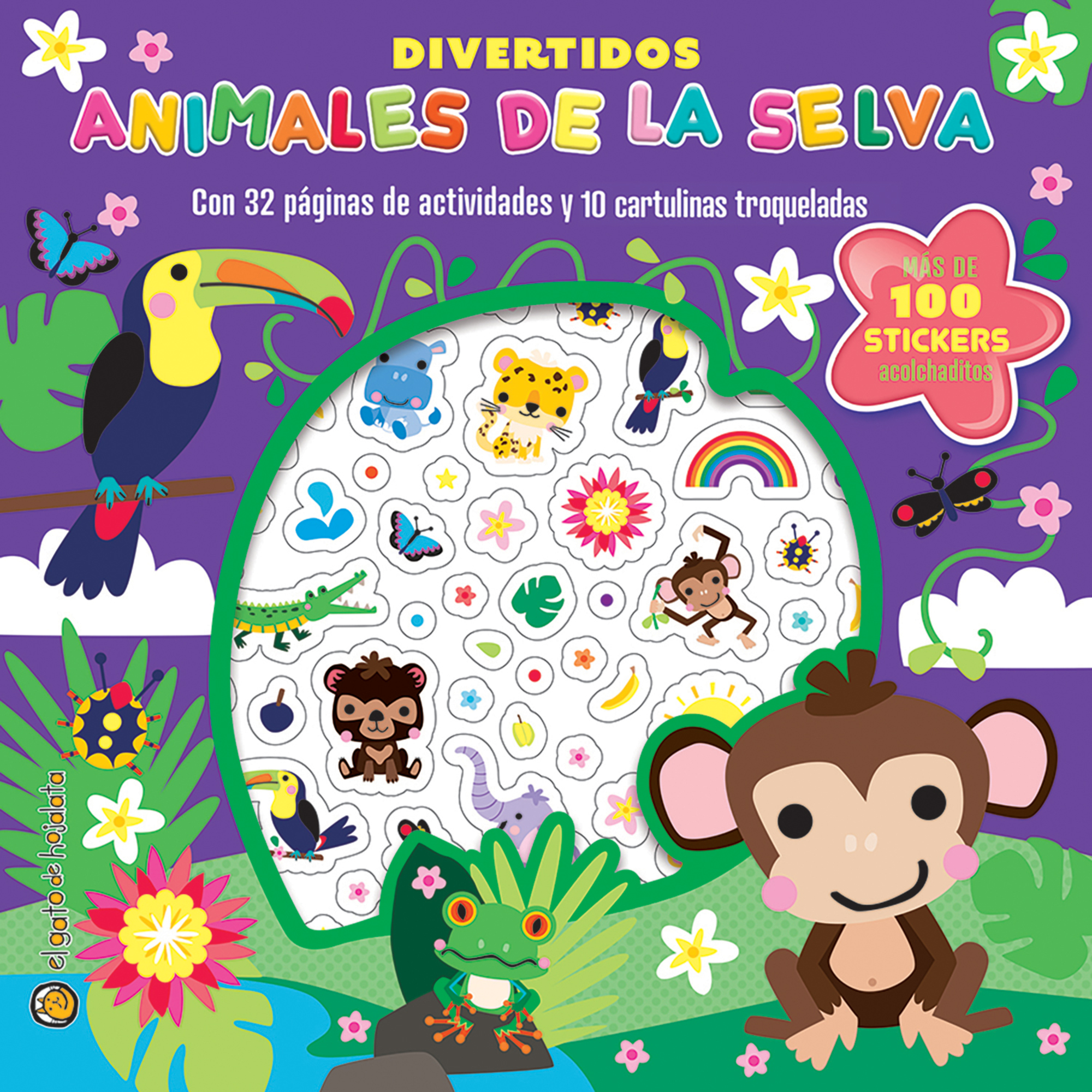 Super actividades alcolchaditas: Divertidos animales de la selva