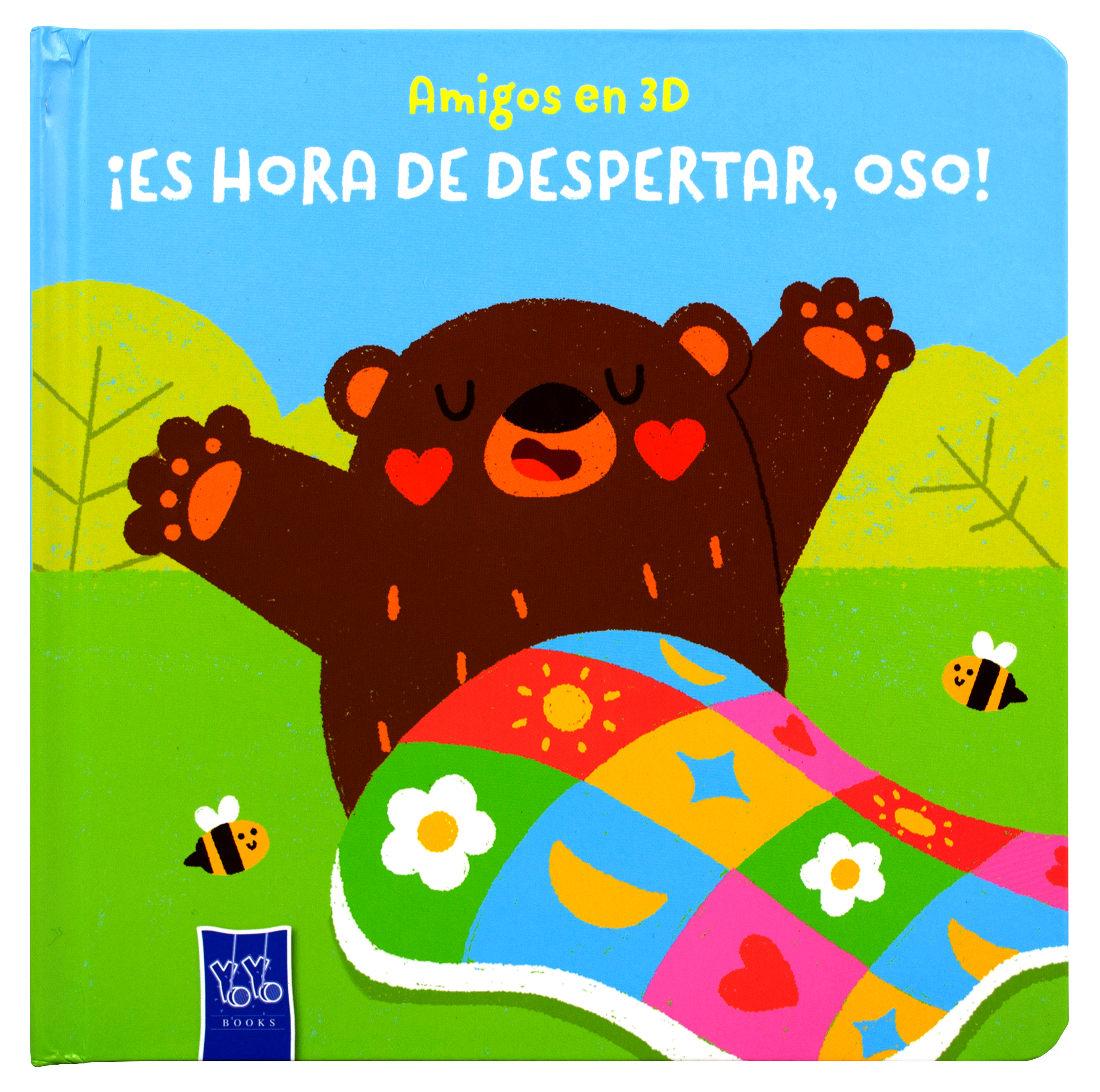 Libro infantil - Amigos en 3D: Es hora de despertar, Oso