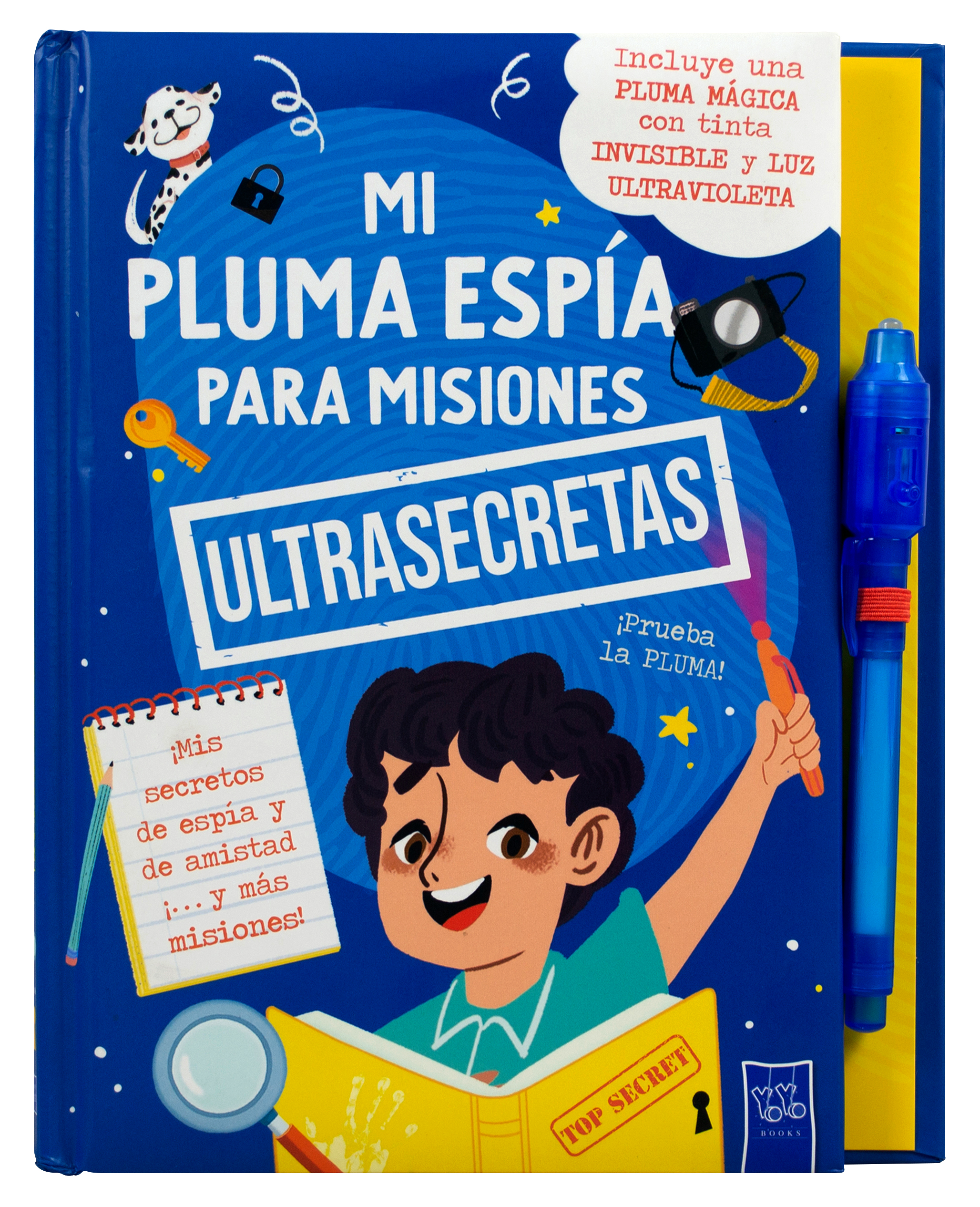 Libro infantil: Mi pluma espía para misiones ultrasecretas